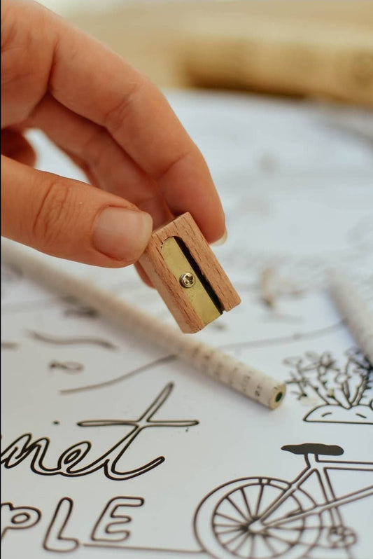 Wooden Pencil Sharpener